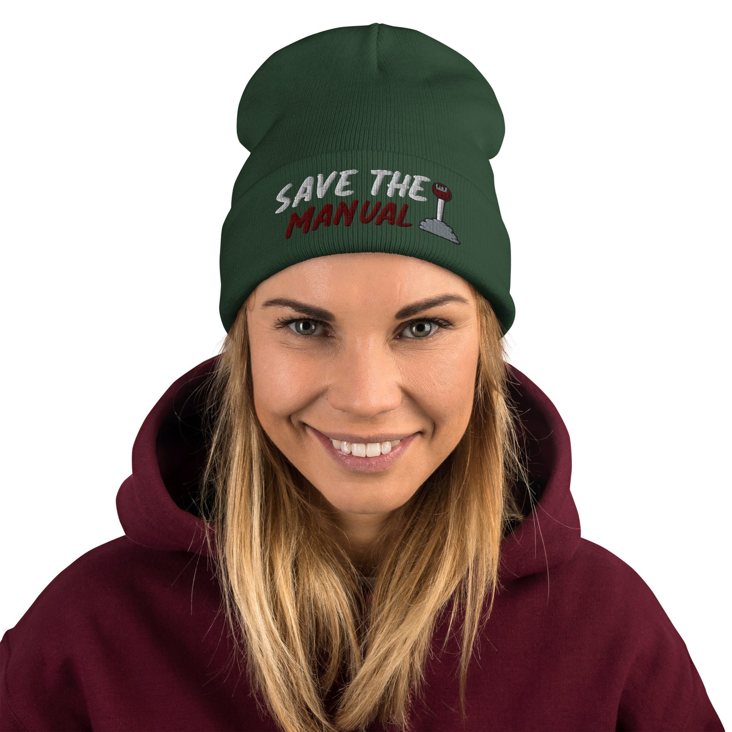 Save The Manual Embroidered Beanie