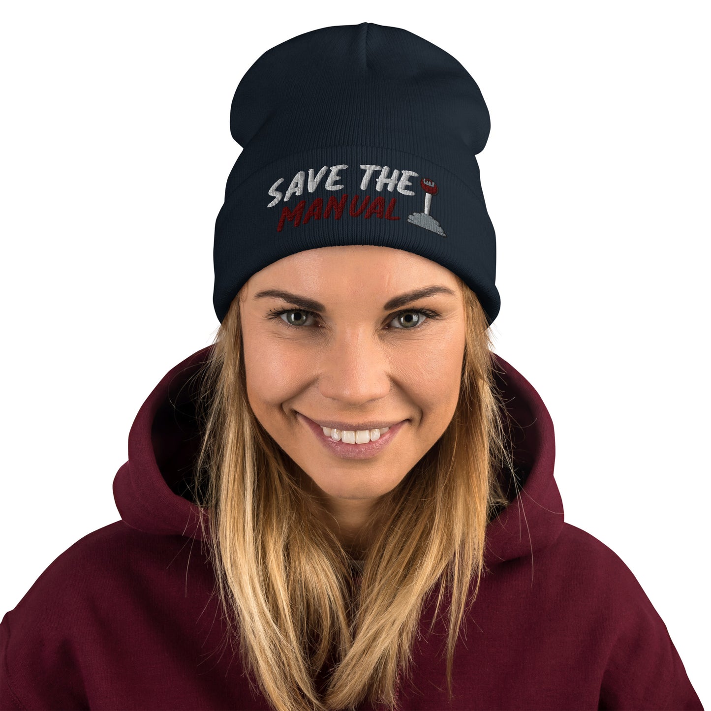 Save The Manual Embroidered Beanie