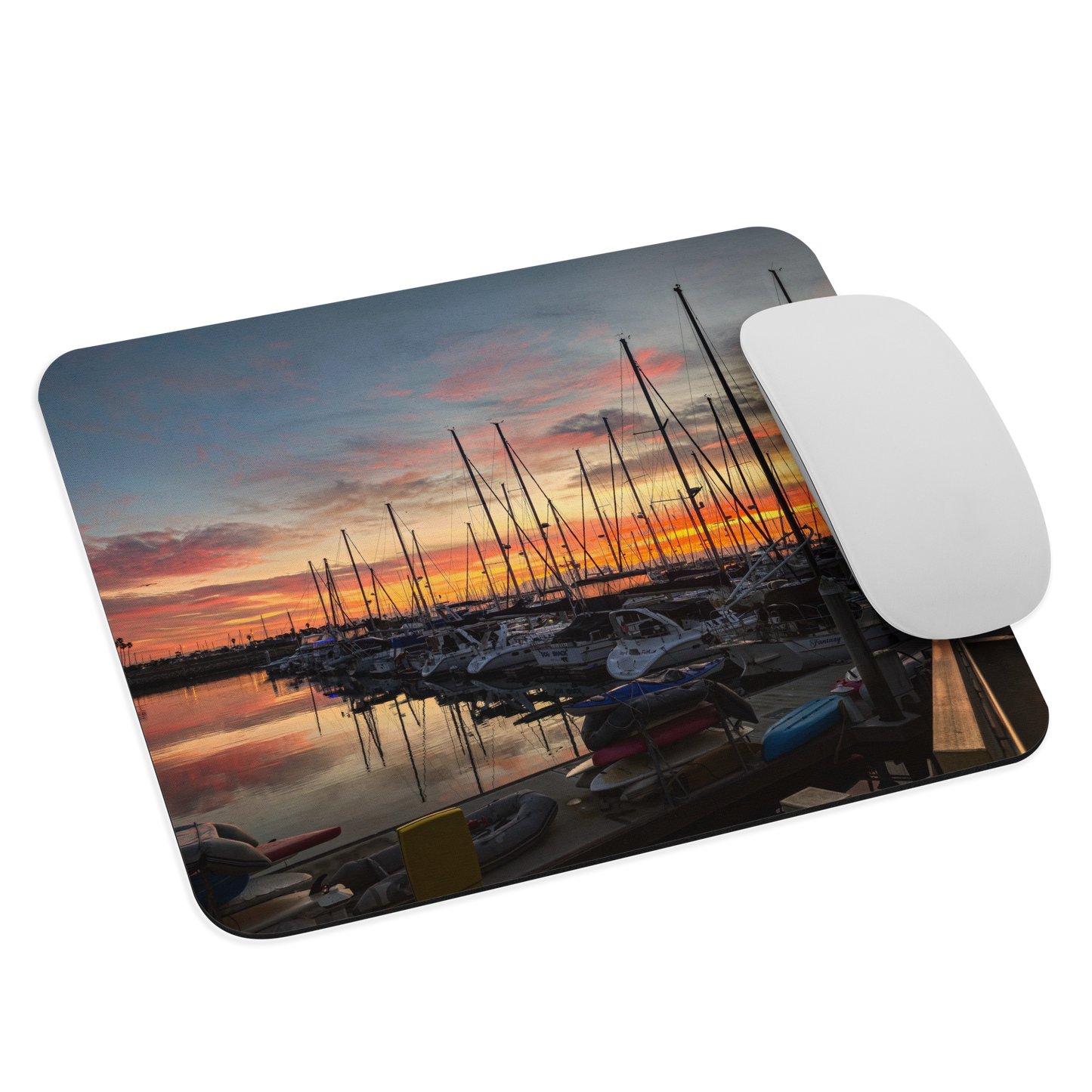 Harbor Sunrise Mouse Pad