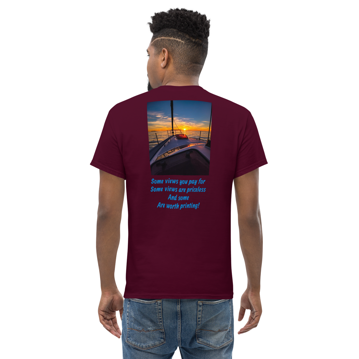 Unisex Classic Sunset Sailing Tee