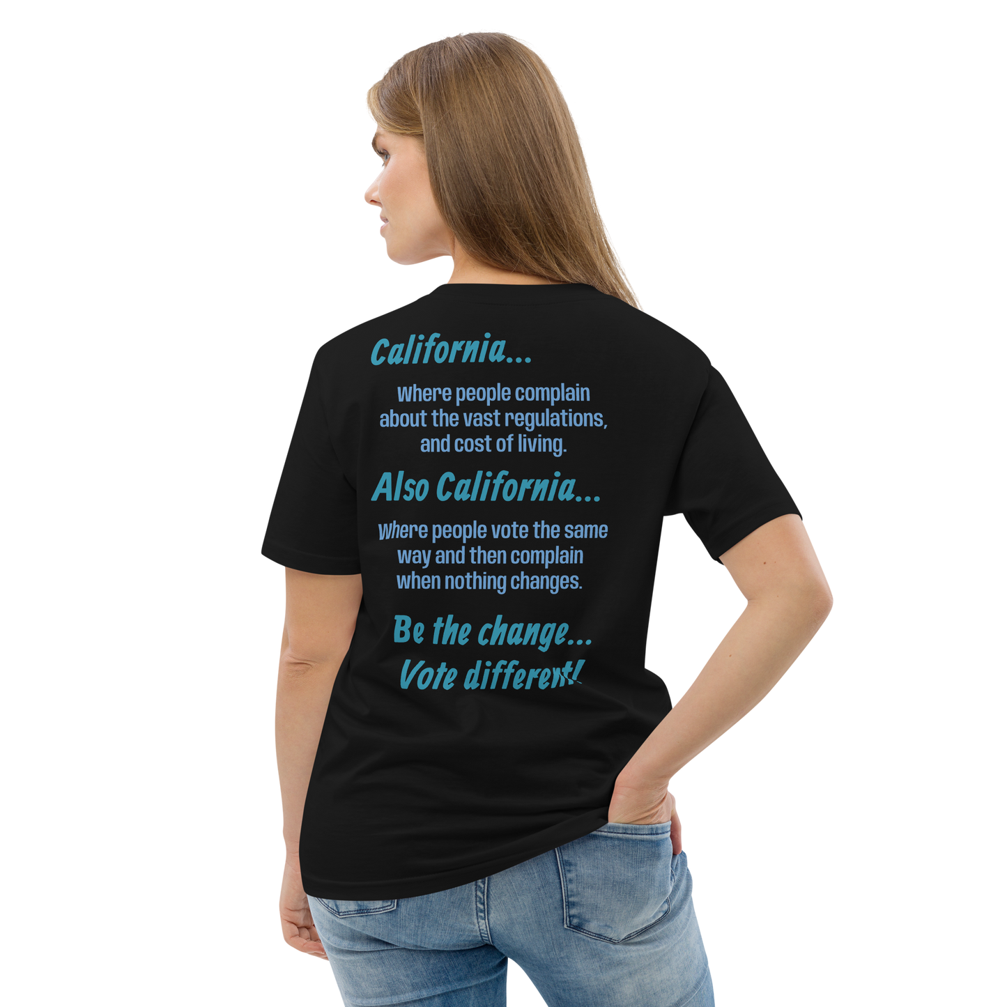 Unisex California Be The Change Organic Cotton T-shirt